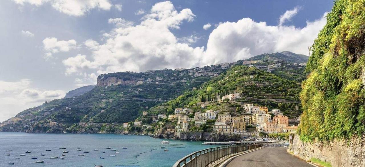 Amalfi Coast Palace In Minori Apartment Bagian luar foto